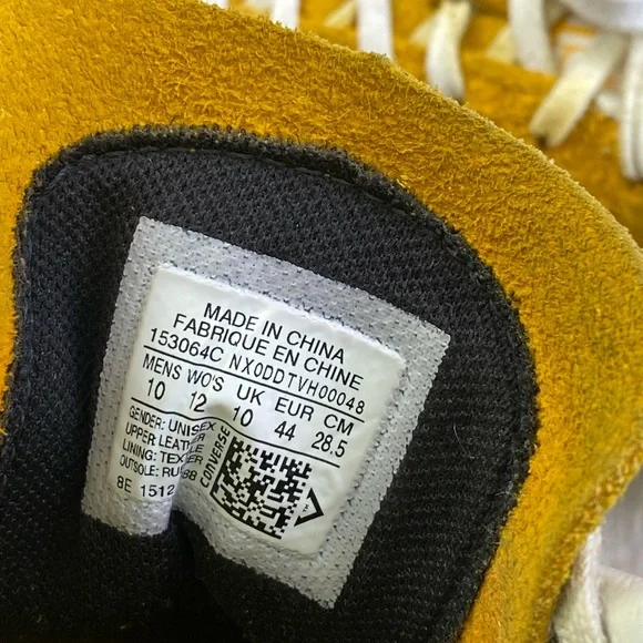 CONVERSE Yellow Sulfur Suede One Star Vintage Ox Men’s Sneakers
